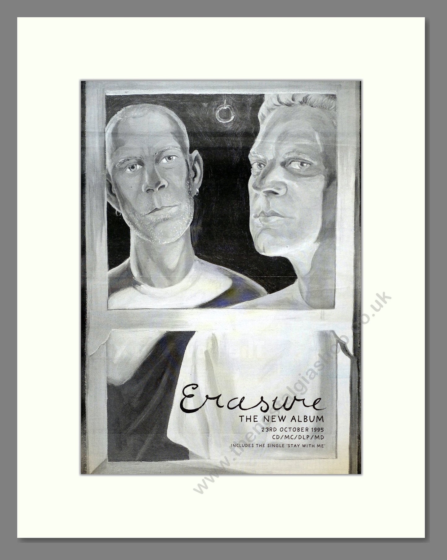 Erasure - New Album. Vintage Advert 1995 (ref AD19657)