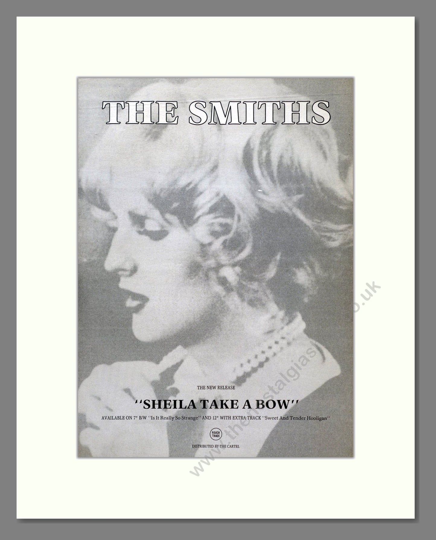 Smiths (The) - Sheila Take A Bow. Vintage Advert 1987 (ref AD19659)