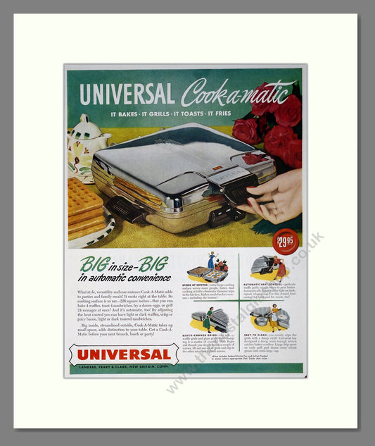 Universal - Cook-a-matic. Vintage Advert 1949 (ref AD302469)