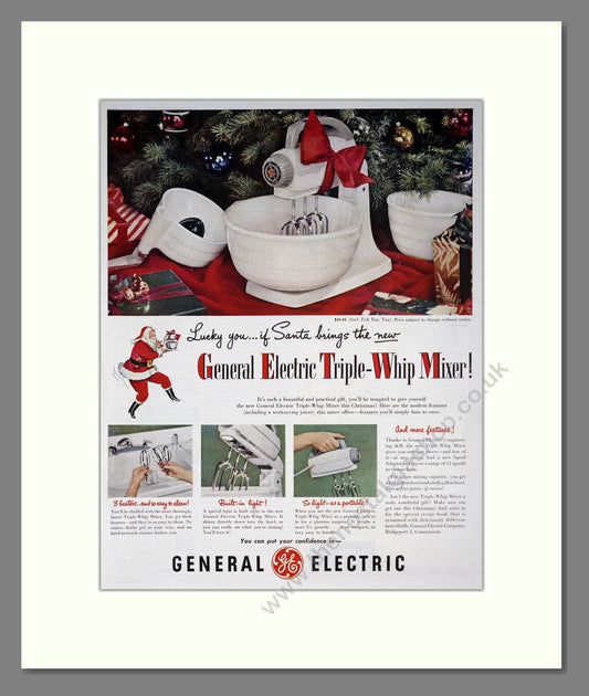 General Electric - Mixer. Vintage Advert 1949 (ref AD302472)