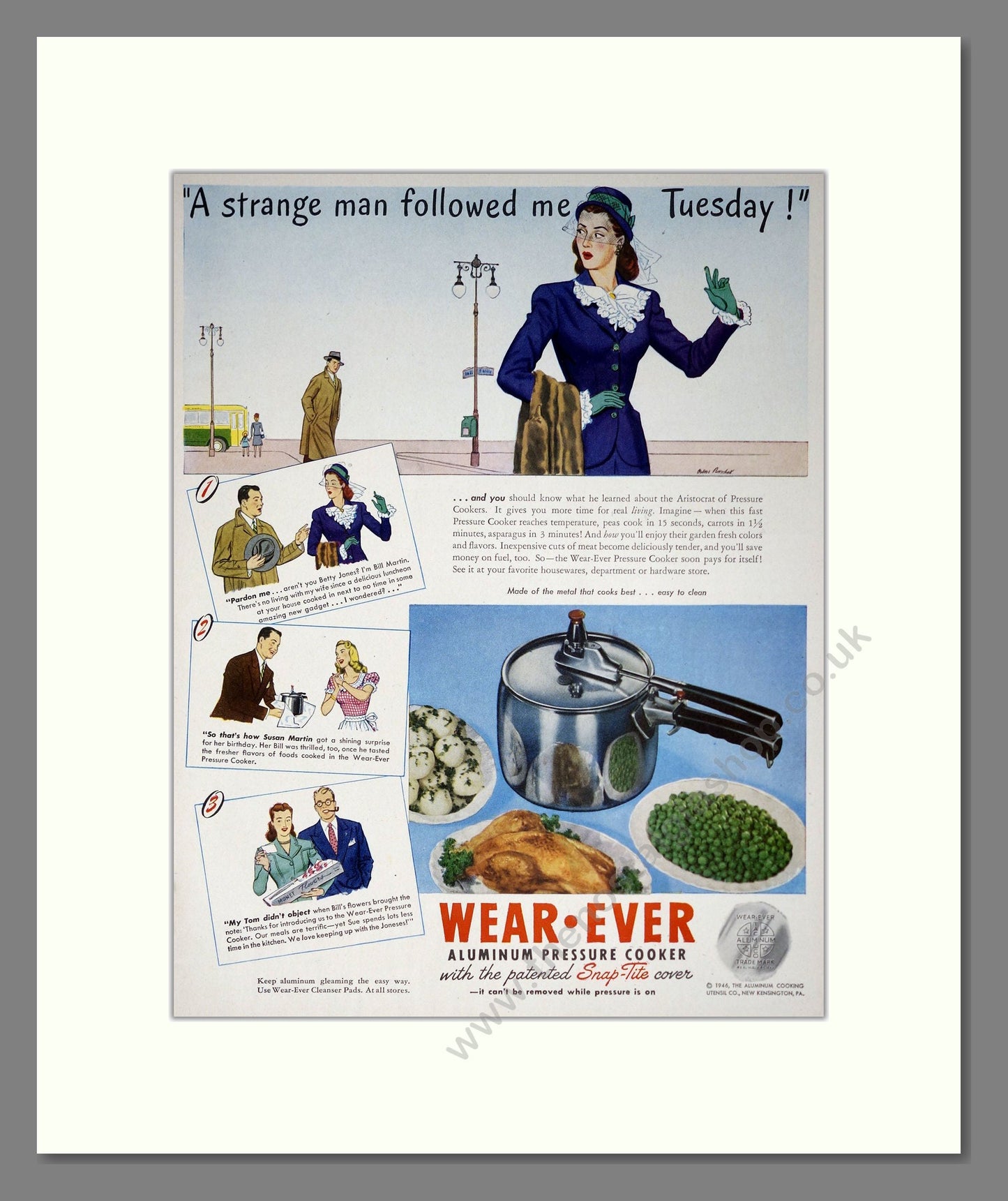 Wear Ever - Pressure Cookers. Vintage Advert 1946 (ref AD302490)