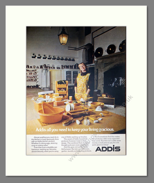 Addis - Plastic Products. Vintage Advert 1973 (ref AD302499)