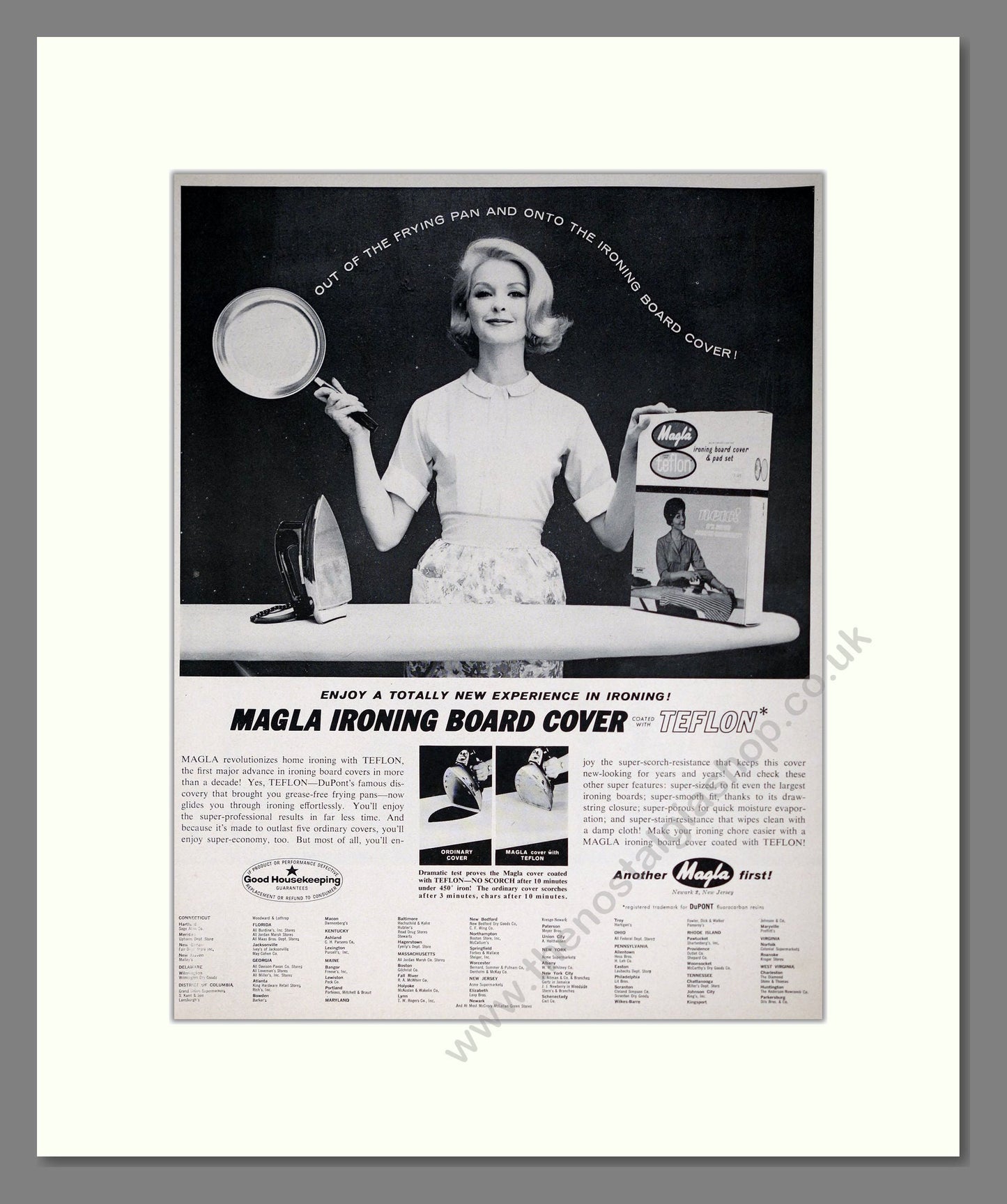 Magla - Ironing board. Vintage Advert 1962 (ref AD302514)