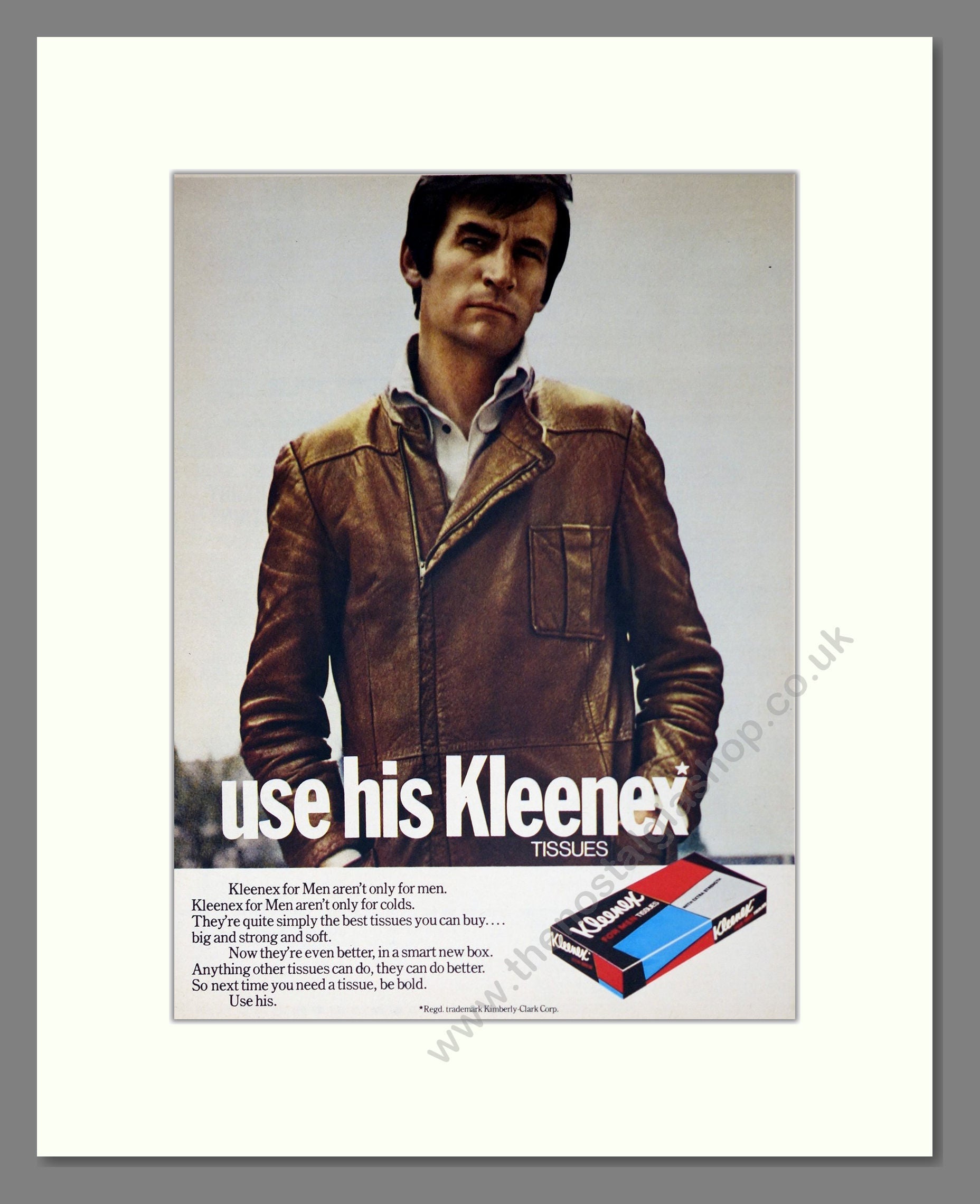 Kleenex - Tissues. Vintage Advert 1973 (ref AD302515)