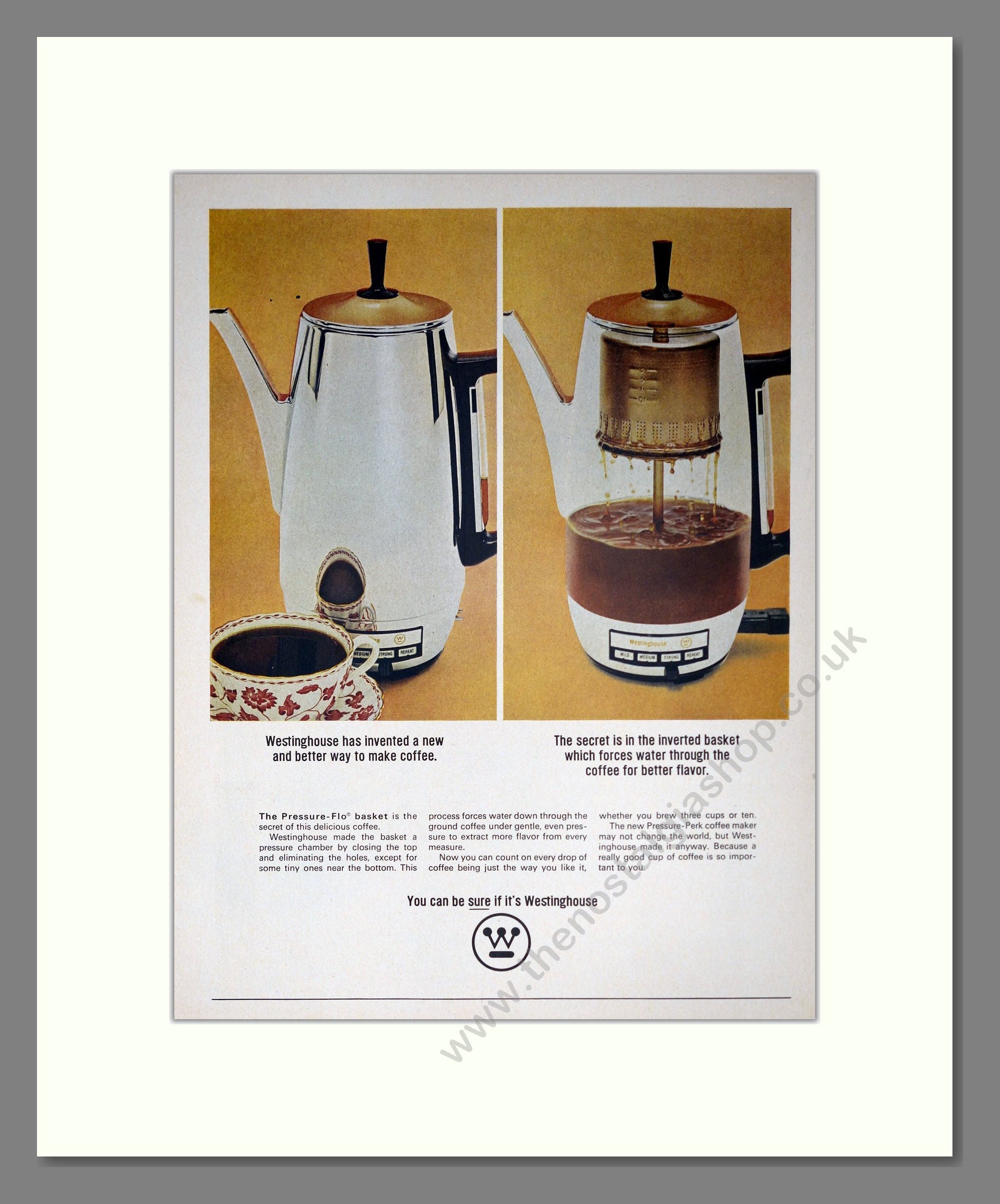 Westinghouse - Coffee Maker. Vintage Advert 1967 (ref AD302528)