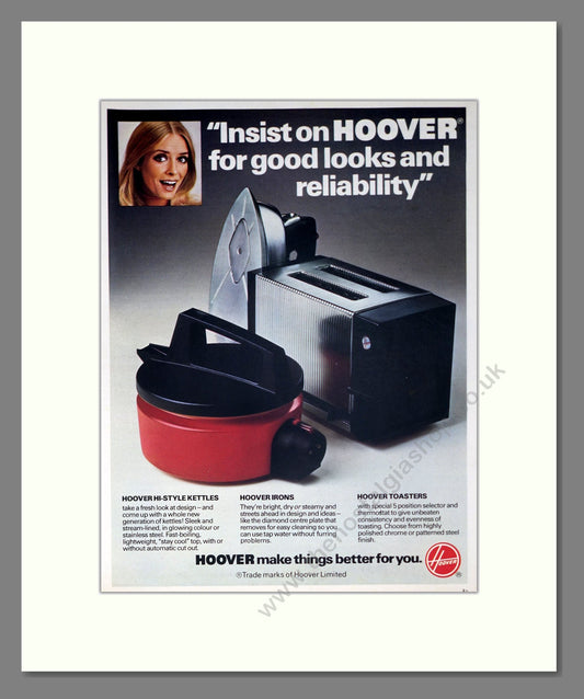 Hoover - Kitchen Appliances. Vintage Advert 1978 (ref AD302531)