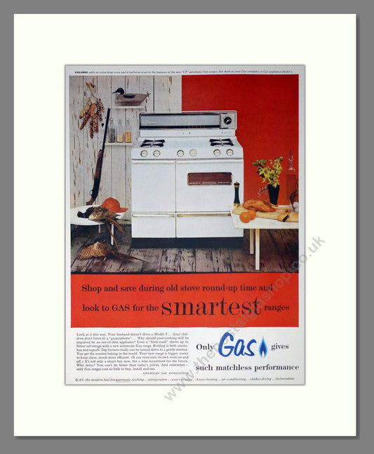 American Gas - Cookers. Vintage Advert 1955 (ref AD302560)