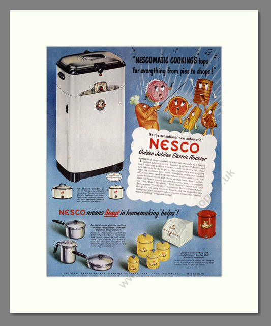 Nesco - Cookers. Vintage Advert 1949 (ref AD302562)