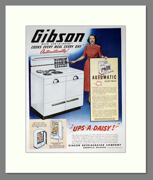 Gibson - Range Cooker. Vintage Advert 1948 (ref AD302595)