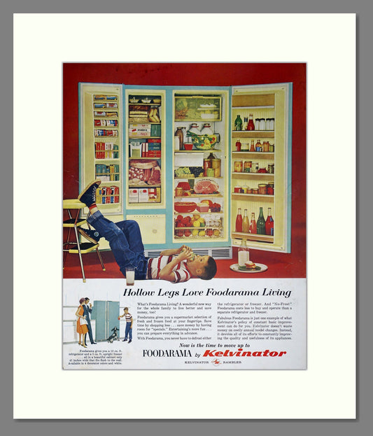 Kelvinator - Refrigerator. Vintage Advert 1962 (ref AD302690)