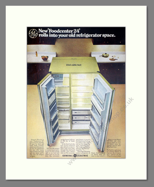 General Electric - Foodcenter Refrigerator. Vintage Advert 1968 (ref AD302697)