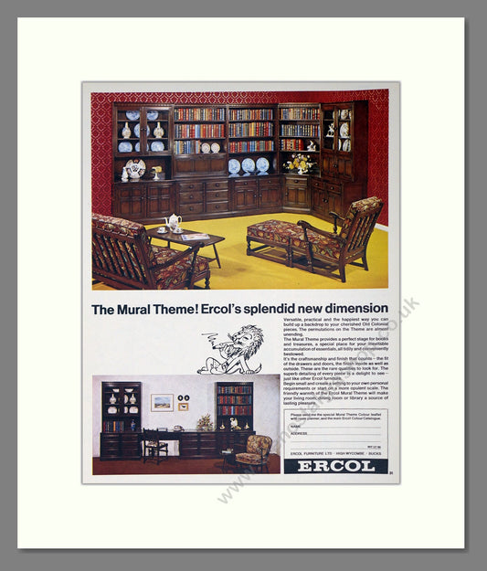 Ercol - Furniture Sets. Vintage Advert 1969 (ref AD302743)