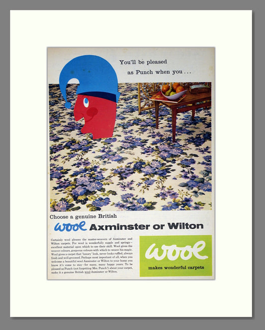 British Axminster and Wiltons - Woolen Carpets. Vintage Advert 1962 (ref AD302910)