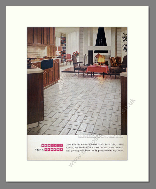 Kentile - Vinyl Floors. Vintage Advert 1965 (ref AD302963)