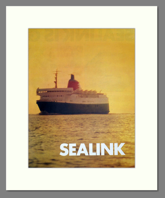 Sealink - Ferries. Vintage Advert 1969 (ref AD303014)