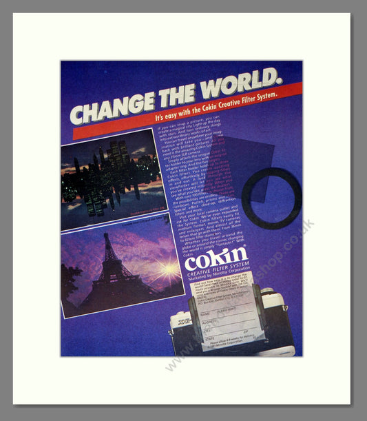 Cokin - Filter System. Vintage Advert 1982 (ref AD303135)