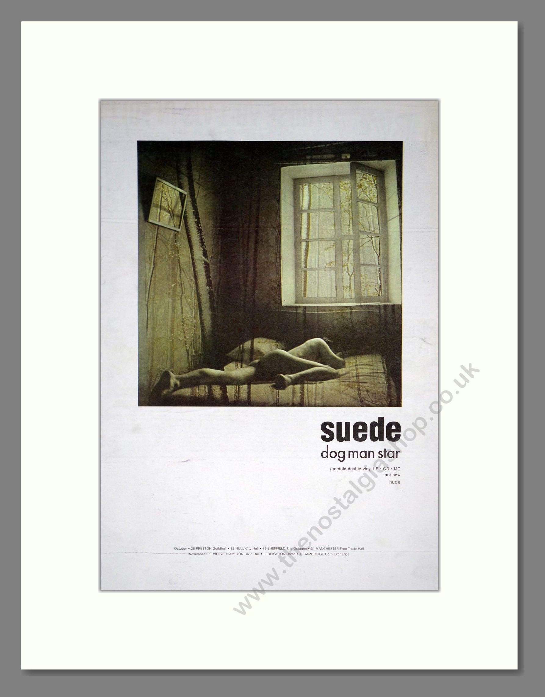 Suede - Dog Man Star. Vintage Advert 1994 (ref AD19682)