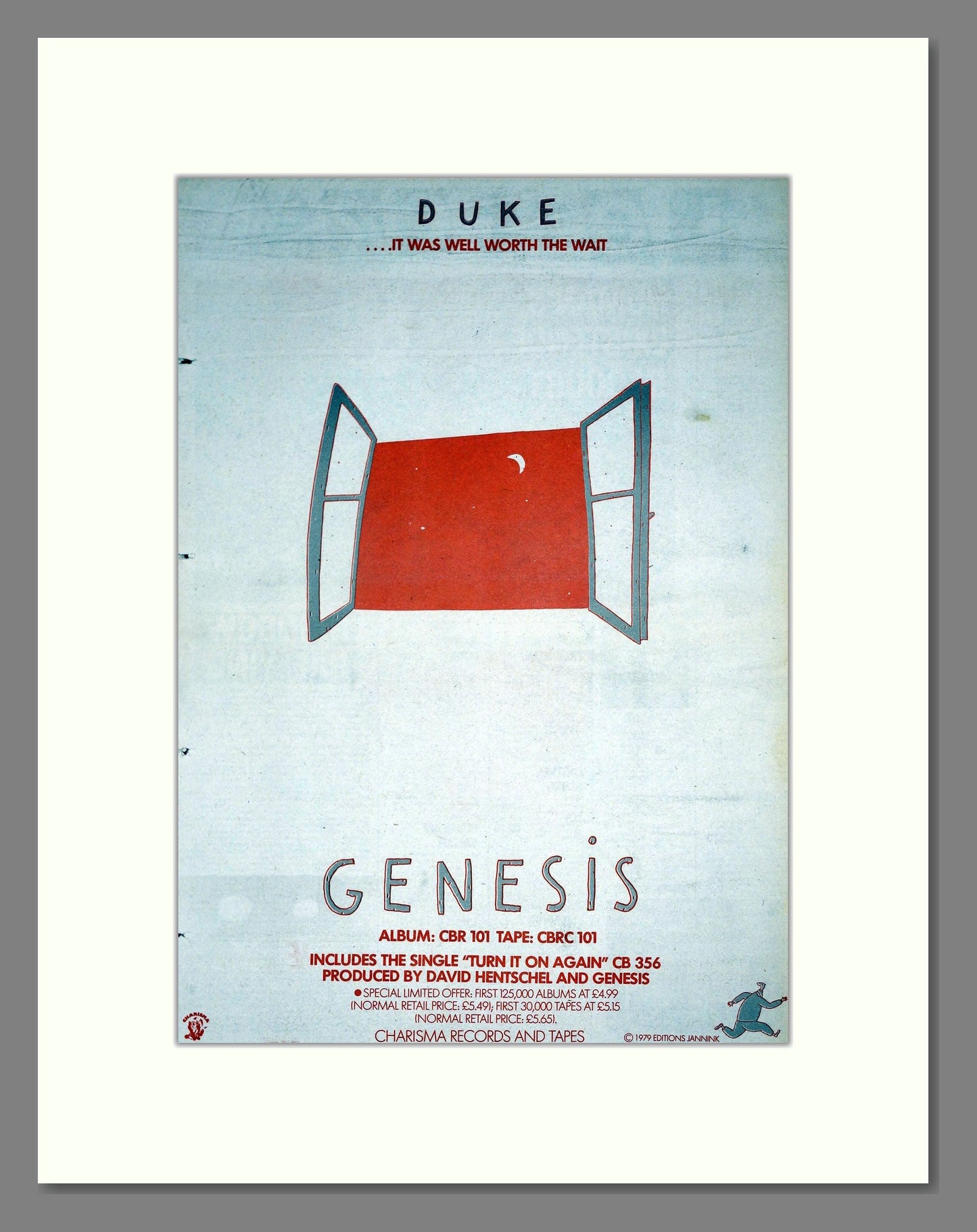 Genesis - Duke. Vintage Advert 1980 (ref AD19774)