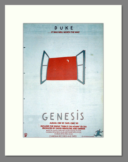 Genesis - Duke. Vintage Advert 1980 (ref AD19774)