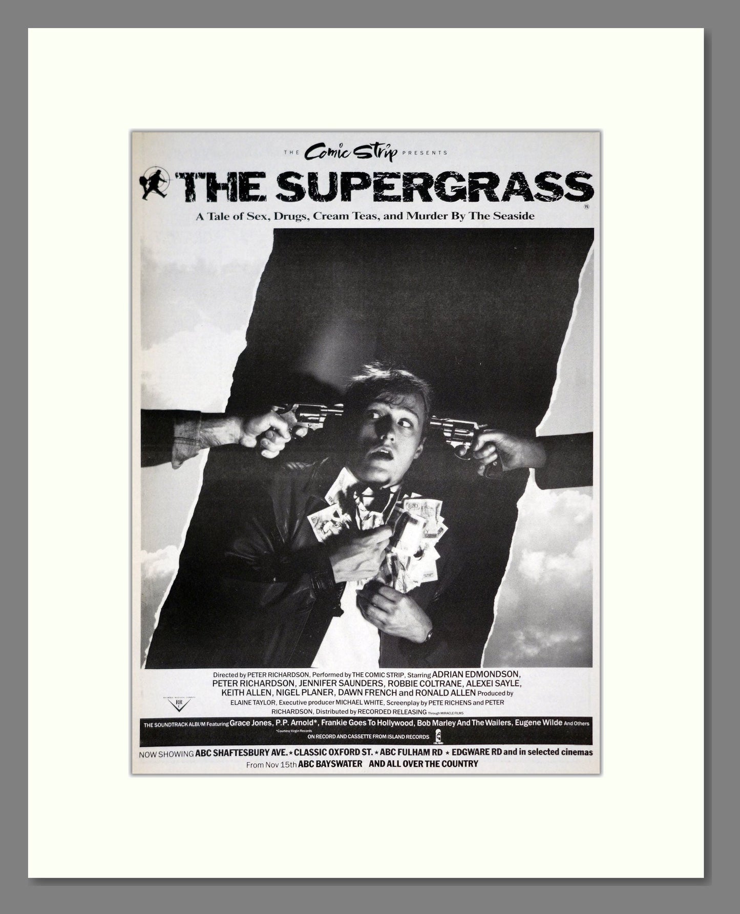 Comic Strip (The) - The Supergrass. Vintage Advert 1985 (ref AD19806)