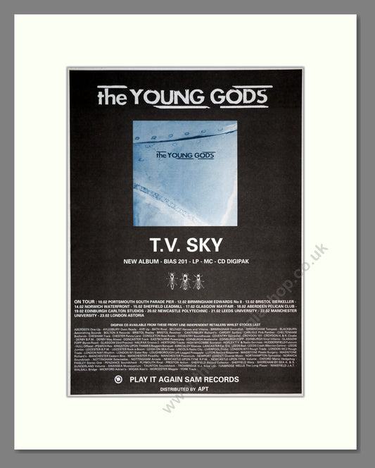 Young Gods (The) - TV Sky. Vintage Advert 1982 (ref AD19807)