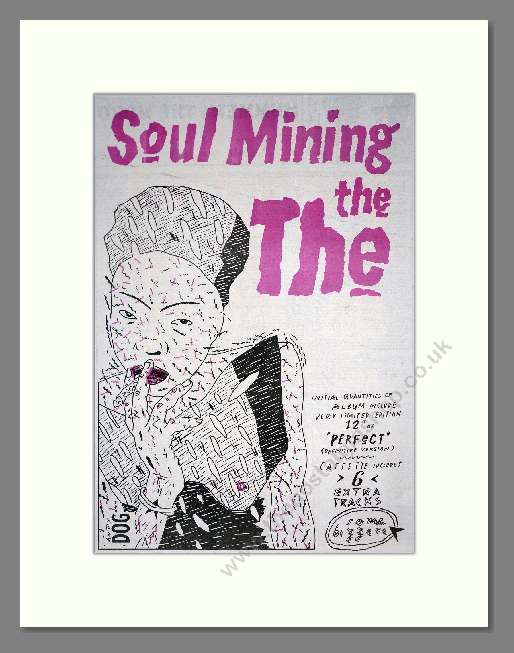 The The - Soul Mining. Vintage Advert 1983 (ref AD19809)