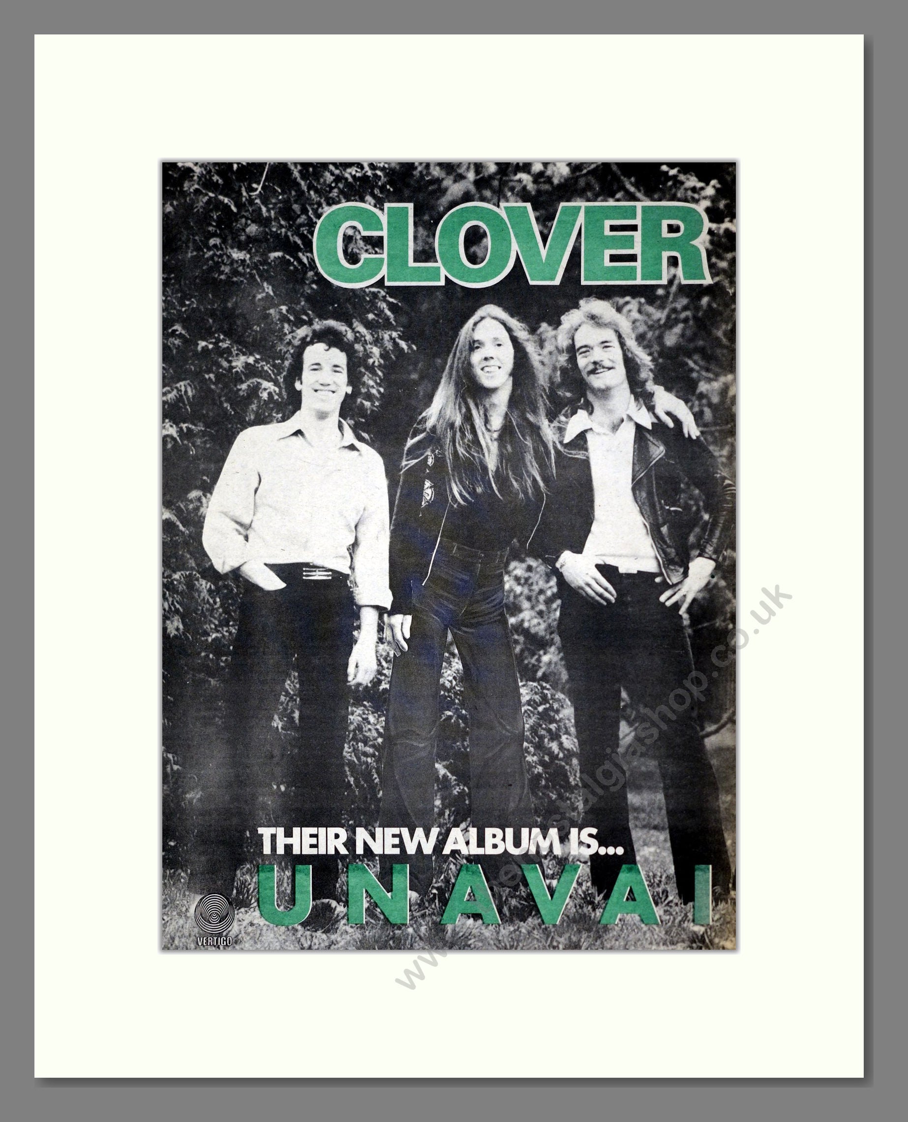 Clover - Unavailable (Double Advert). Vintage Advert 1977 (ref AD19910)