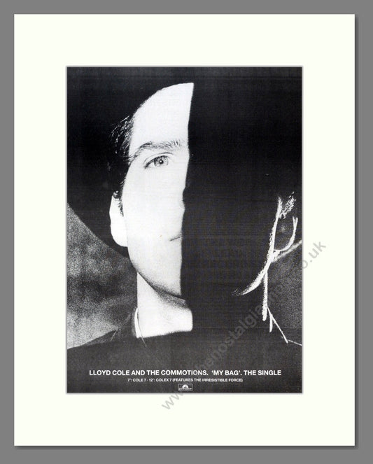 Lloyd Cole And The Commotions - My Bag. Vintage Advert 1987 (ref AD19967)