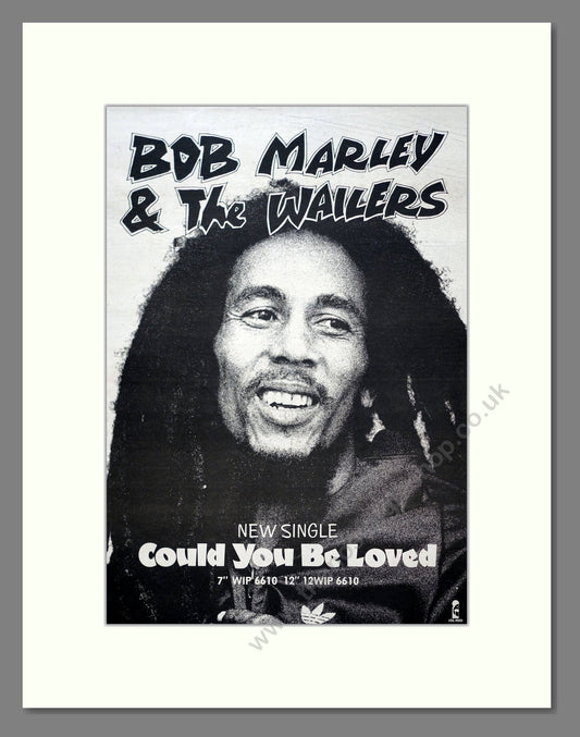 Bob Marley And The Wailers - Could You Be Loved. Vintage Advert 1980 (ref AD19993)