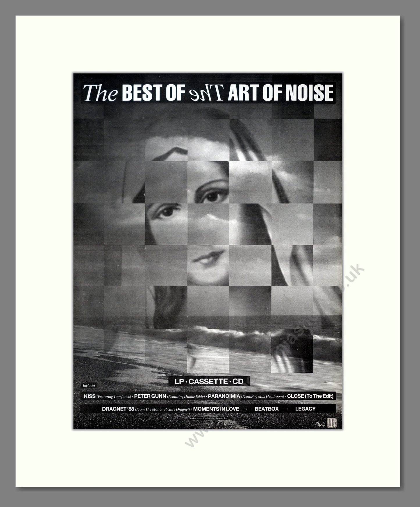 Art Of Noise (The) - Best Of. Vintage Advert 1988 (ref AD19997)