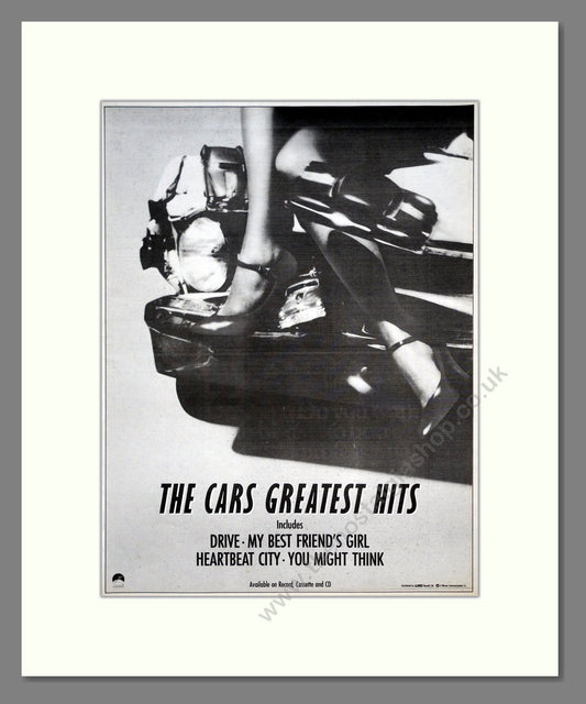 Cars (The) - Greatest Hits. Vintage Advert 1985 (ref AD20010)