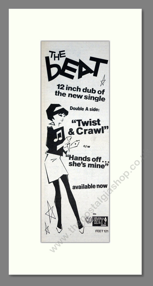 Beat (The) - Twist And Crawl. Vintage Advert 1980 (ref AD201357)