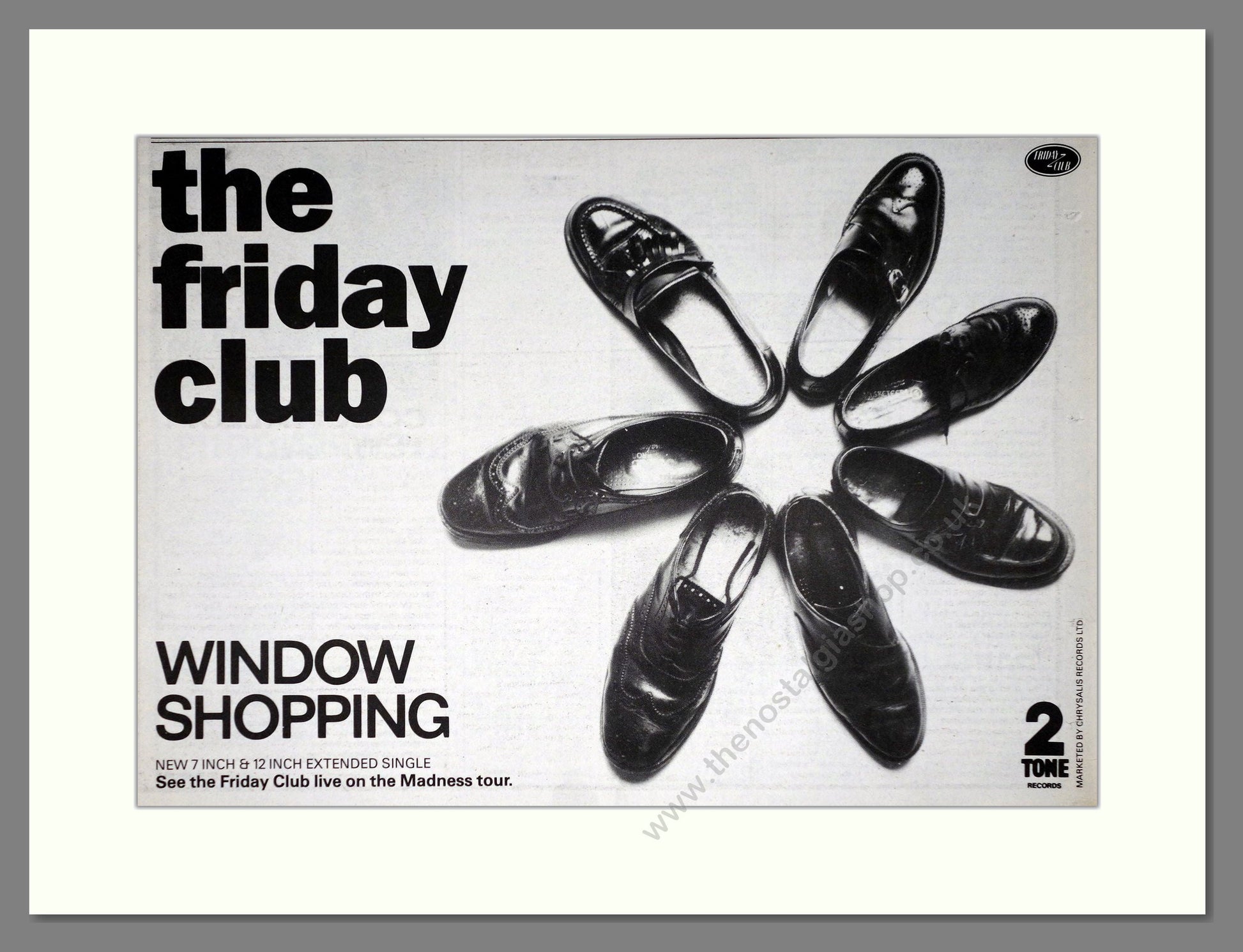 Friday Club (The) - Window Shopping. Vintage Advert 1985 (ref AD63186)