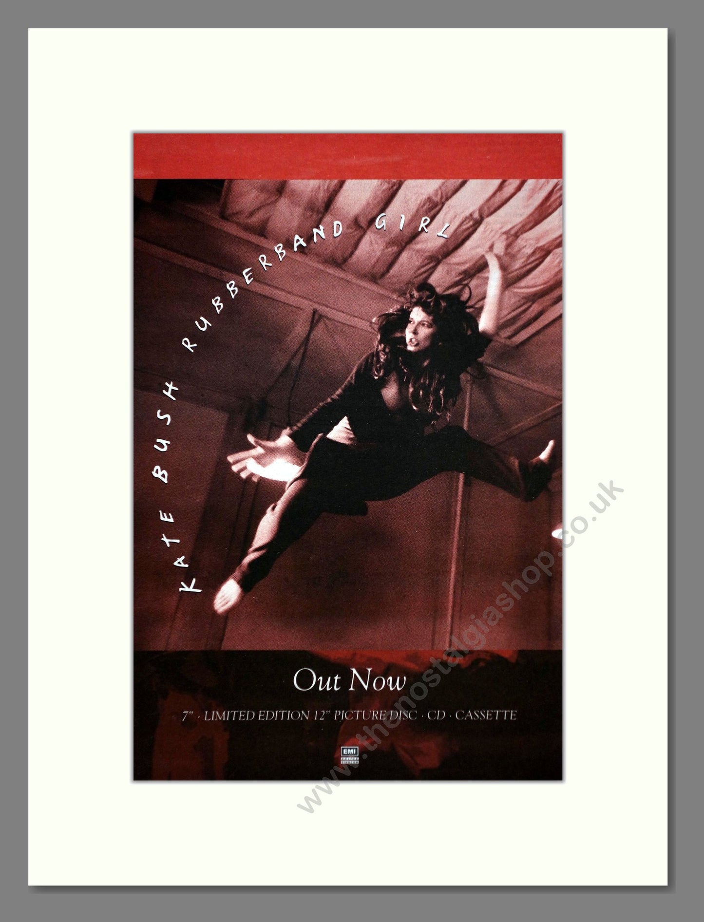 Kate Bush - Rubberband Girl. Vintage Advert 1993 (ref AD63194)