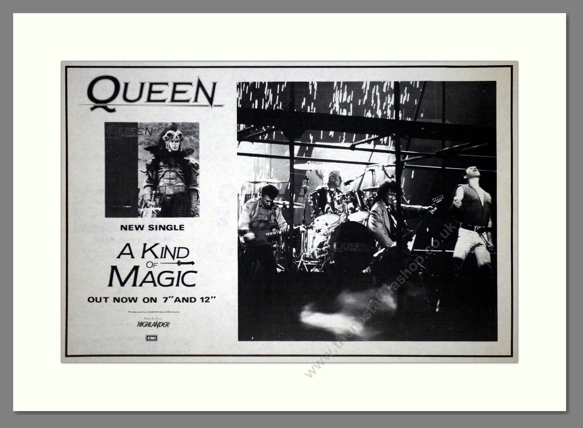 Queen - A Kind Of Magic. Vintage Advert 1986 (ref AD63208)