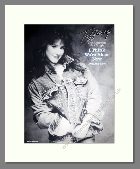 Tiffany - I Think We're Alone Now. Vintage Advert 1987 (ref AD63307)