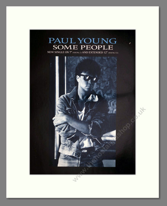 Paul Young - Some People. Vintage Advert 1986 (ref AD63316)