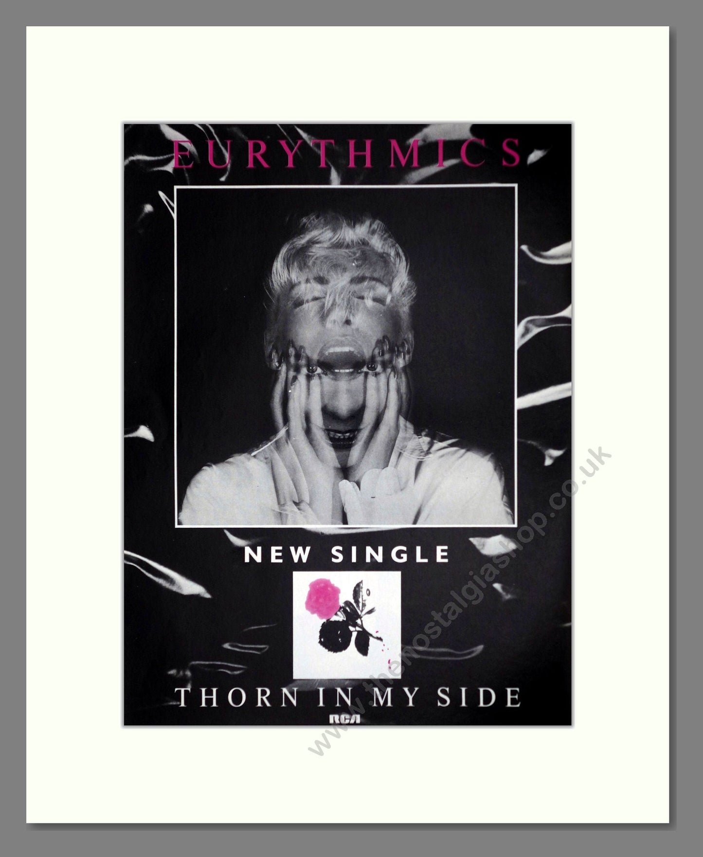 Eurythmics - Thorn In My Side. Vintage Advert 1986 (ref AD63322)