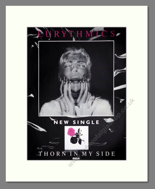 Eurythmics - Thorn In My Side. Vintage Advert 1986 (ref AD63322)