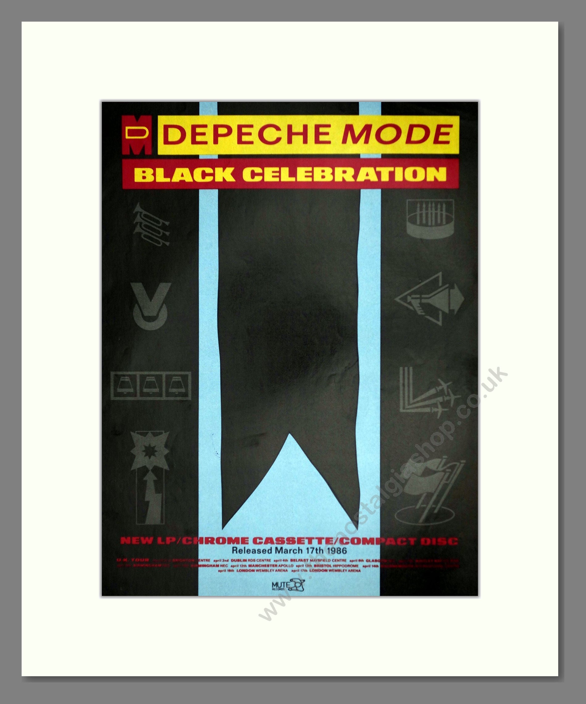 Depeche Mode - Black Celebration. Vintage Advert 1987 (ref AD63337)