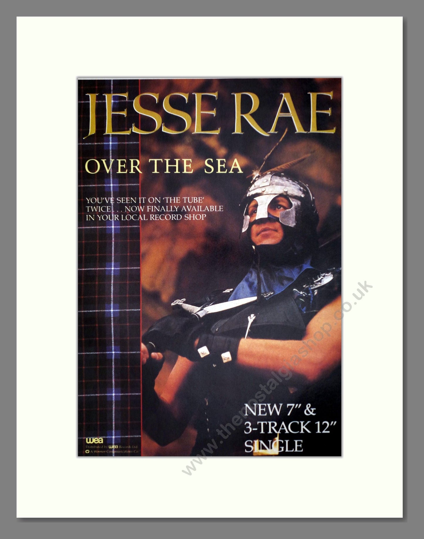 Jesse Rae - Over The Sea. Vintage Advert 1985 (ref AD63345)