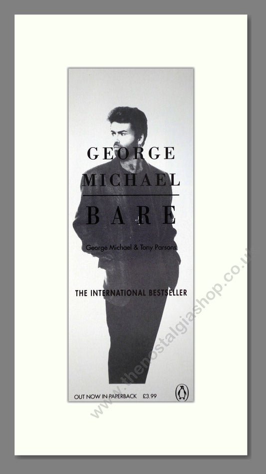 George Michael - Bare. Vintage Advert 1991 (ref AD400144)