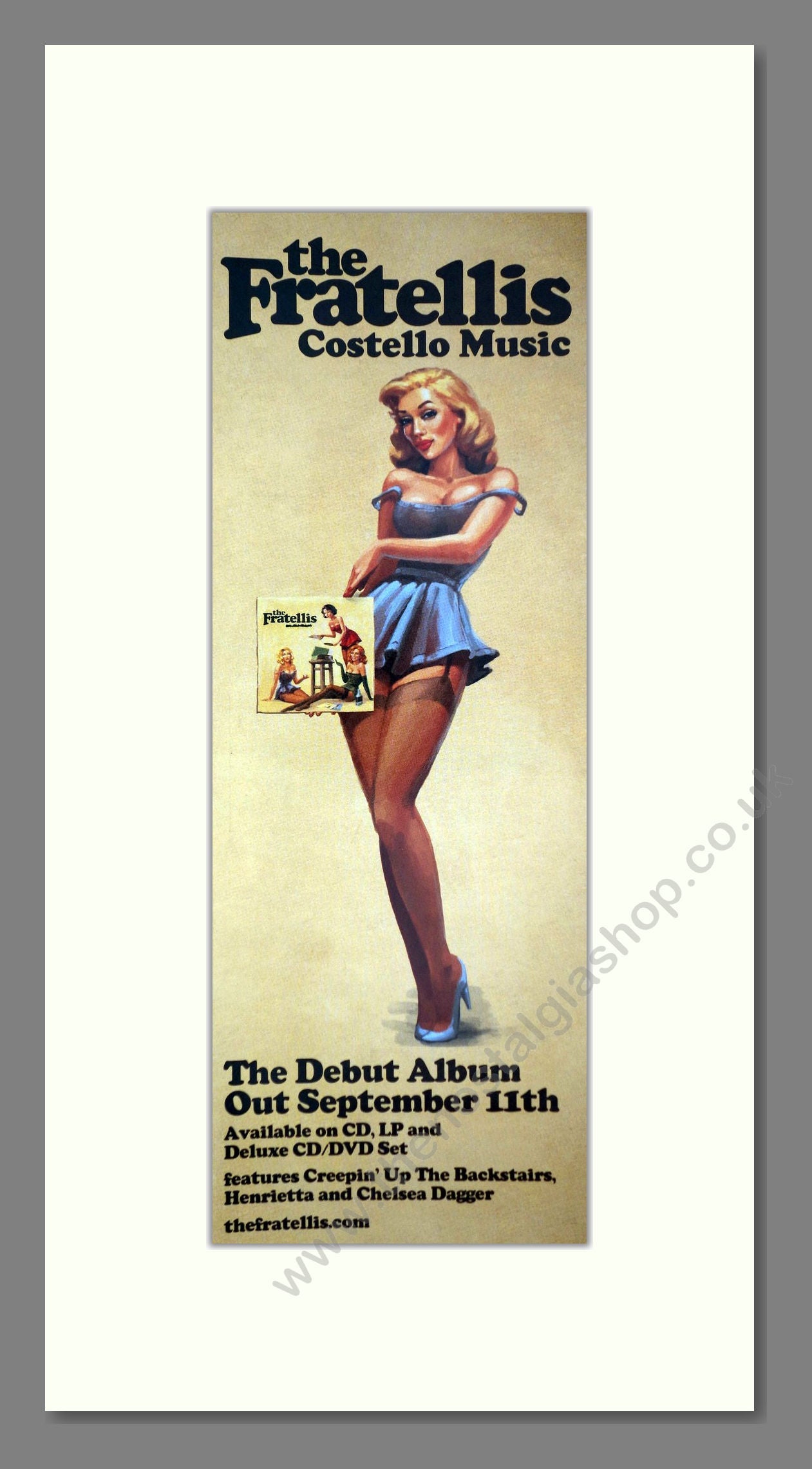 Fratellis (The) - Costello Music. Vintage Advert 2006 (ref AD400168)