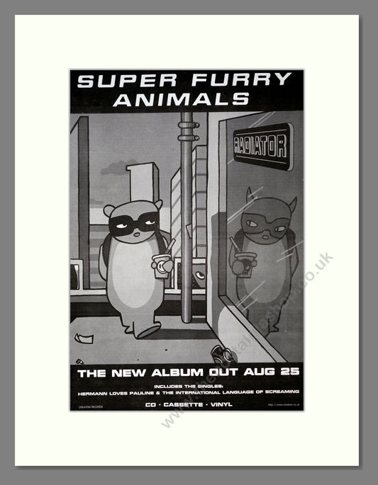 Super Furry Animals - Radiator. Vintage Advert 1997 (ref AD20025)