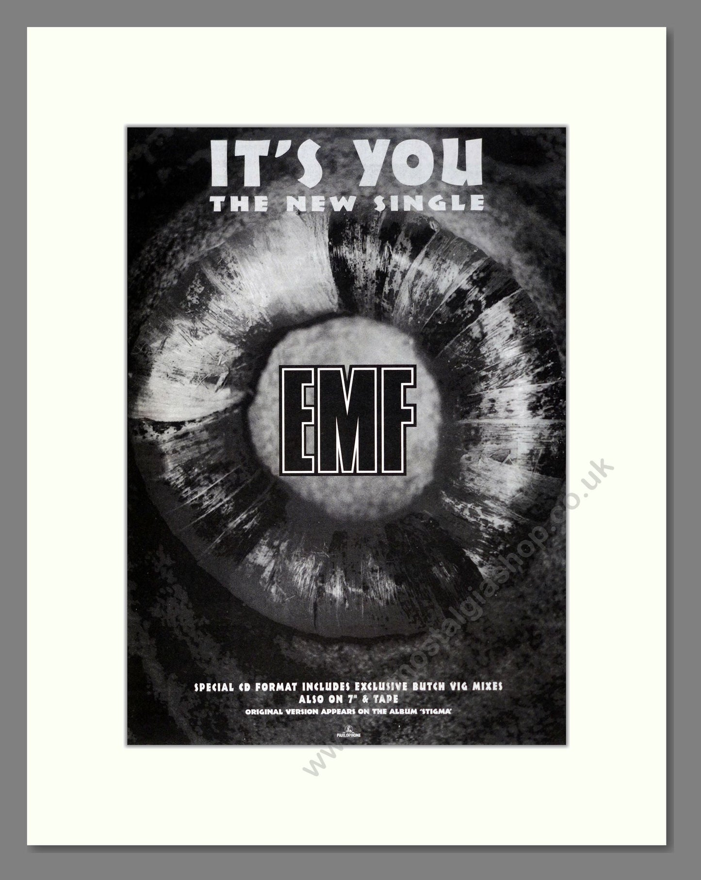 EMF - It's You. Vintage Advert 1992 (ref AD20072)