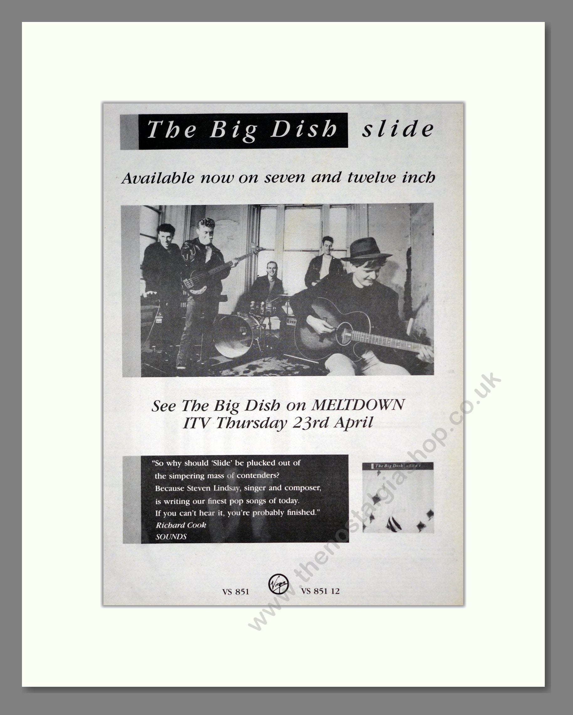 Big Dish (The) - Slide. Vintage Advert 1987 (ref AD20083)