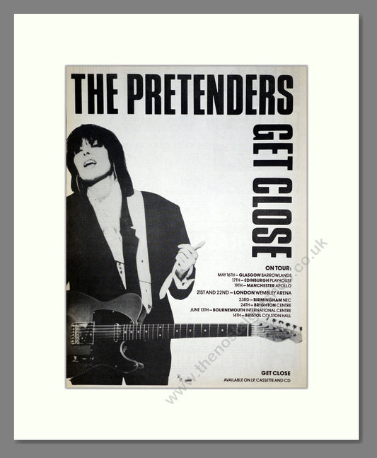 Pretenders (The) - Get Close. Vintage Advert 1987 (ref AD20107)