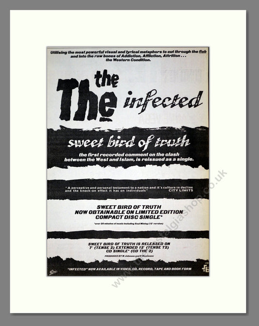 The (The) - Infected. Vintage Advert 1987 (ref AD20109)