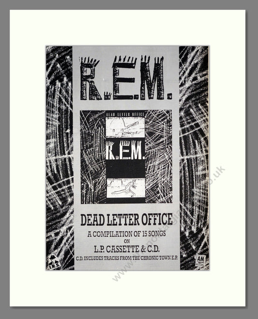 REM - Dead Letter Office. Vintage Advert 1987 (ref AD20111)