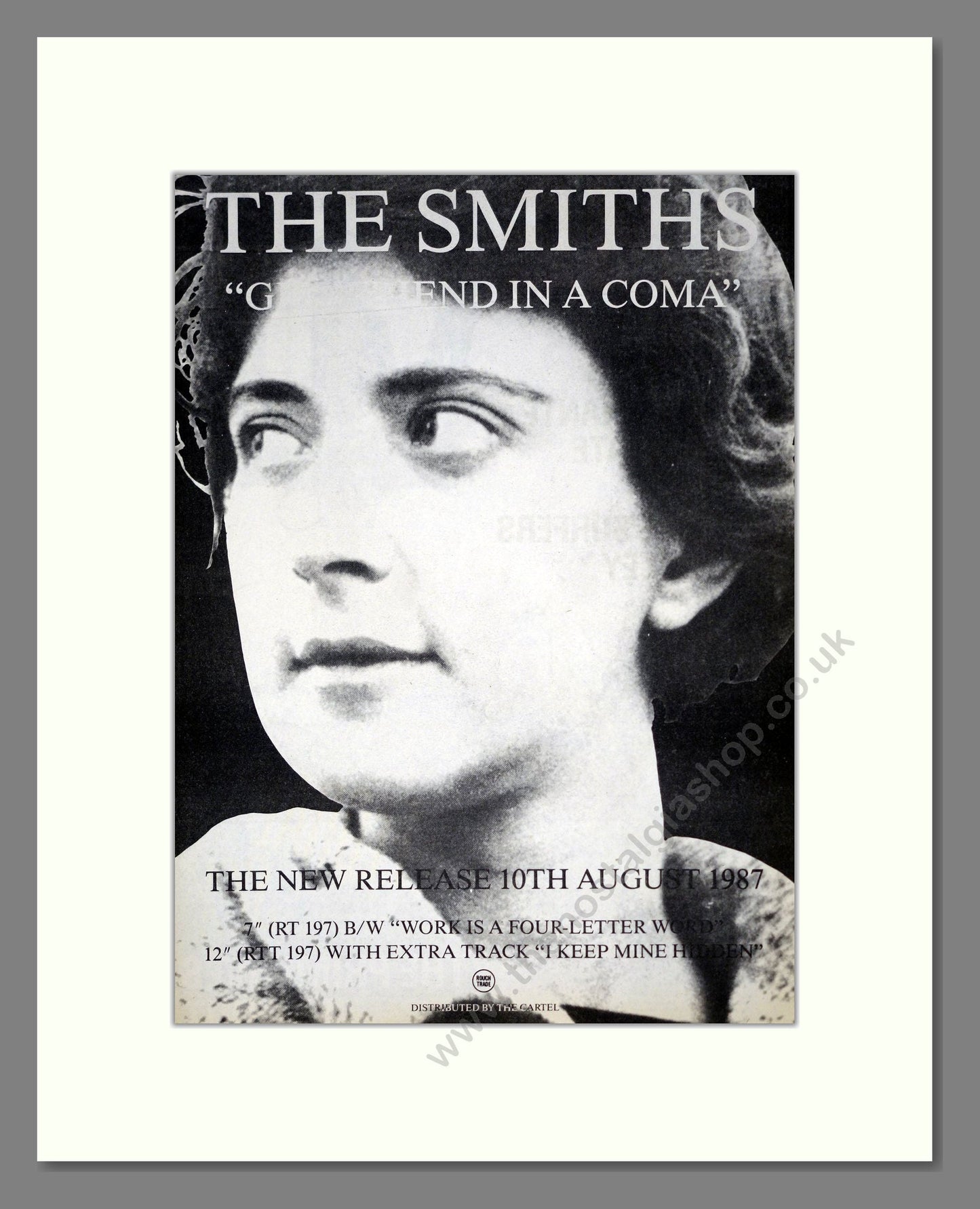 Smiths (The) - Girlfriend In A Coma. Vintage Advert 1987 (ref AD20127)